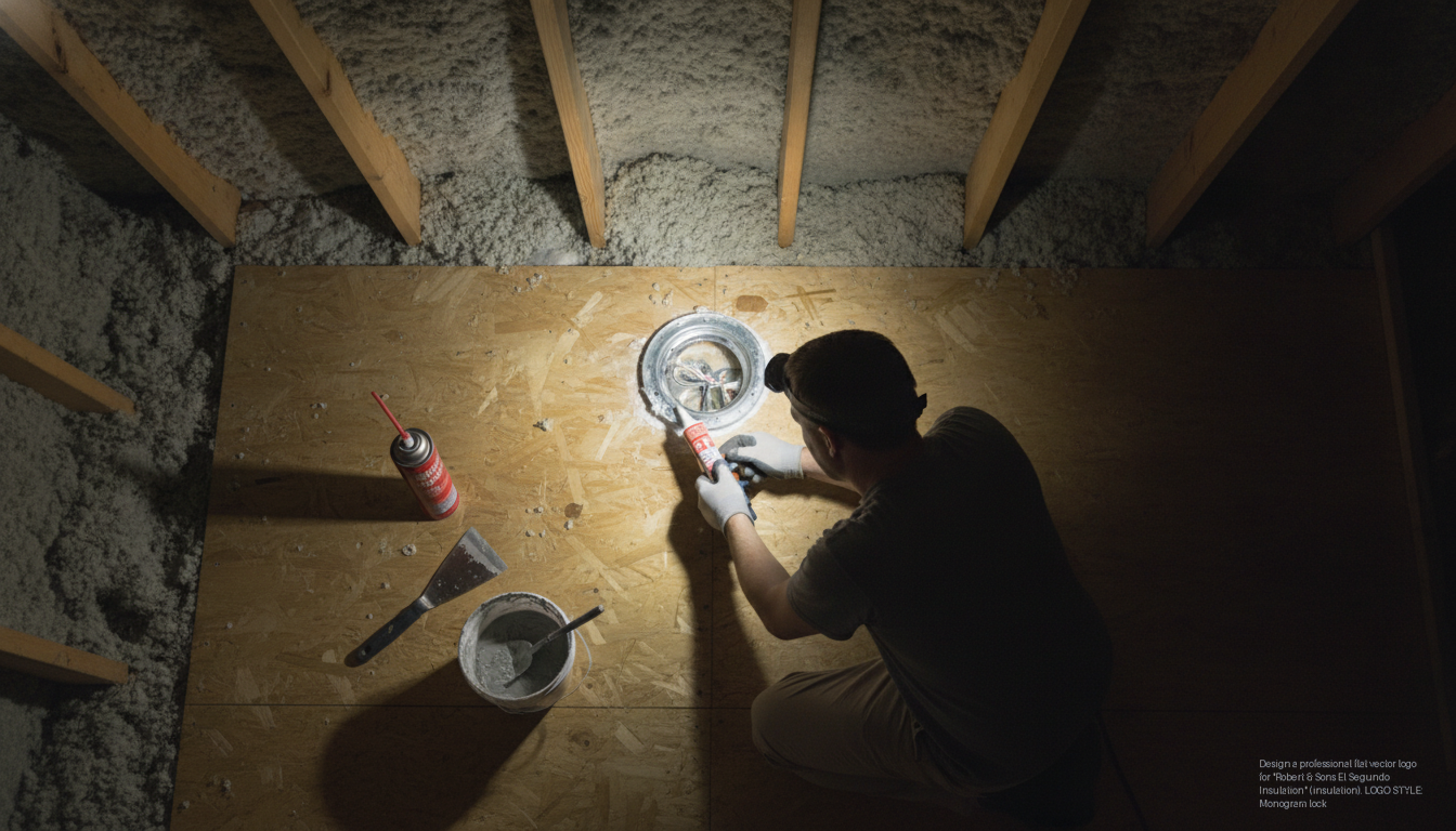 Attic Air Sealing